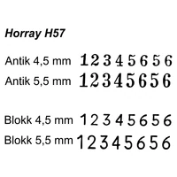 Kép 2/3 - Sorszámozó Horray H57 - 8 karakteres