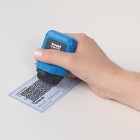 Kép 2/14 - ID PROTECTOR kék (fekete festékkel) utántöltővel