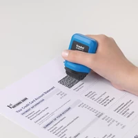 Kép 3/14 - ID PROTECTOR kék (fekete festékkel) utántöltővel