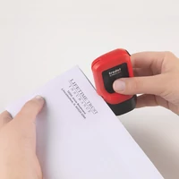 Kép 9/18 - ID PROTECTOR+ piros (fekete festékkel) papírvágóval