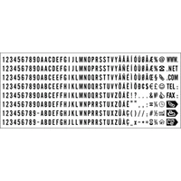 Kép 7/8 - 3 mm-es karakterkészlet példa összeállítás (nyelvenként eltér)